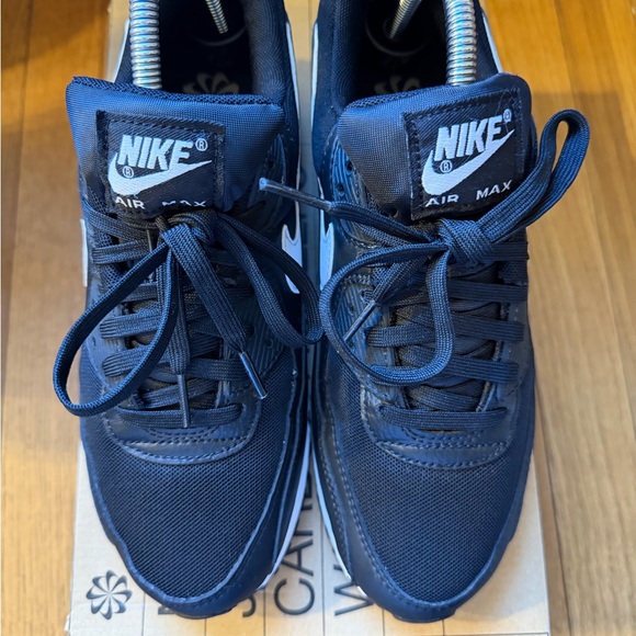 Nike Air Max 90 Women’s 8.5 Black and White DH8010002 Super Clean! - Picture 5 of 8